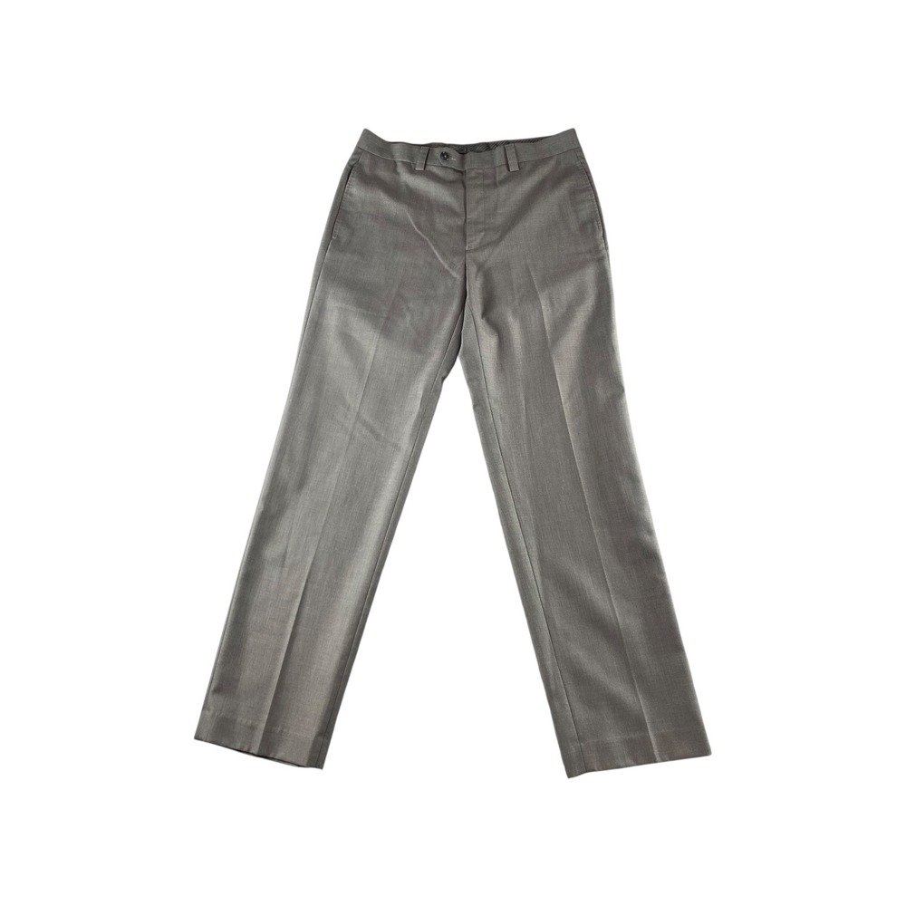 Lauren Ralph Lauren Men's Grey Dress Pants Size 32W x 32L Polyester Rayon Blend